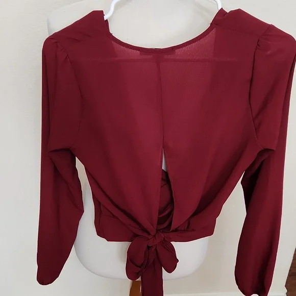 Favlux Gashion Sheer Crop Top Small - Picture 3 of 4